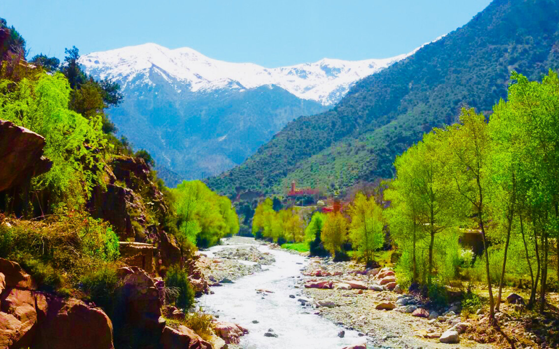 Excursiónes de día desde Marrakech a Ourika Valley